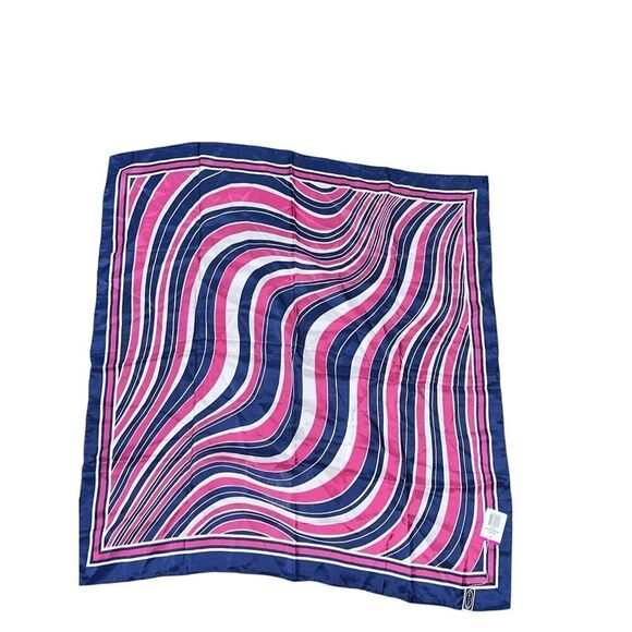 NEW WITH TAGS CECILIA CLASSICS Twill Paisley,red and blue Scarf Large Scarf pais - Picture 3 of 7